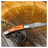 MHS Cutlery Keychain Steel Folding Blade Pocket Kn