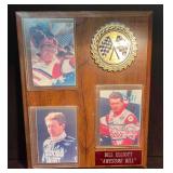 Bill Elliott 'Awesome Bill' Wood Wall Plaque