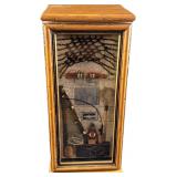 Fun Wooden Fishing Themed Mini Cabinet
