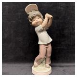 Lladro Sport Billy Boy Golfer Porcelain Figurine
