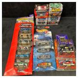 Large Lot of NASCAR Die-Cast Cars Hot Wheels Racin