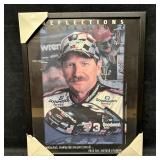 Framed Dale Earnhardt Reflections NASCAR Print Pos