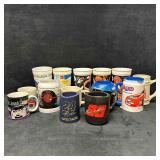 NASCAR Basketball Football Mug Cup Koozie Set Jeff