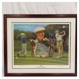 Ben Hogan 1953 Framed Print Signed and Numbered by