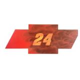 Autographed Jeff Gordon Wooden Chevy Sign