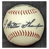 J Walter Thompson Simulated Autographed Baseball