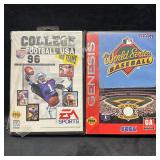 Collectible Vintage Sega Video Game Set Sport Game