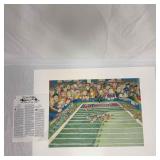 Robert Cenedella Lithograph Color Print The Giants