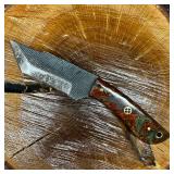 MHS Cutlery Fixed Blade Knife Tanto Style Q11