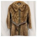 Evans Chicago Natural Pastel Mink Fur Coat Persona
