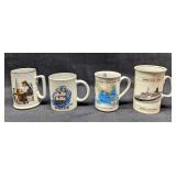 4 Ship Themed Mugs