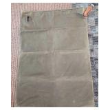 Large Vintage Olive Green Military Canvas Bag