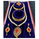 Vintage Gold-Plated Indian Wedding Jewelry
