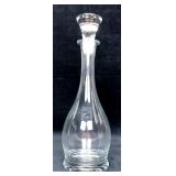 Vintage MCM Clear Glass Wine Decanter with Stopper