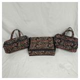 Tapestry Travel Luggage Set 3 Pieces with Travelin