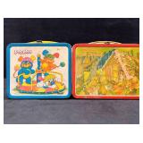 Vintage Childrens Aladdin Metal Lunch Boxes and Th