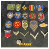 Random Bundle Of Military Uniform Patches