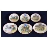 Williams Sonoma Ceramic Mini Plates Lot Of Six