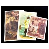 Set of (3) African American Themed Prints Circa 19