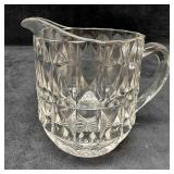 1930's Jeanette Glass 16oz Mini Pitcher Windsor Di