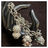 Antique 800 Silver Etruscan Revival Style Locket C