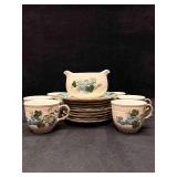 15pc Metlox Potteries Poppytrail Line Ceramic Scul