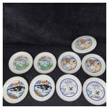 Sea World Commemorative Collectors Plate Set Lot o