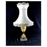 Victorian-era Style Lamp and Decorative Shade