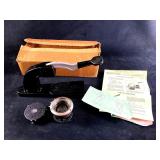 Student Prints The Bench System Button Machine