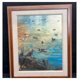 Michelle Moore Framed Original Acrylic On Canvas D