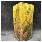 Jean Daum French Art Nouveau Glass Cameo Vase with