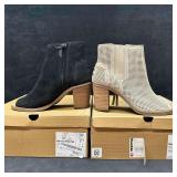 Toms Women's Majorca Open Peep Toe Ankle Booties S