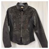 Reba Women's Soft Brown Faux Suede Western Jacket