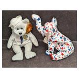 Ty Beanie Babies Ronnie And Righty