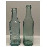 Vintage Bludwine & Beaufont  Glass Bottles