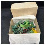 Vintage Plastic Toy Soldier Indian Cowboy Figures