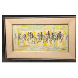 Helen Merkle Helgus Original Abstract People Acryl