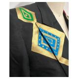 Hand-Painted Mardi Gras Jacket By Jon Planas