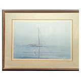 Framed S&N Eugene Wood Jr Boat Print