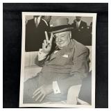 Black and White Analog Photo Print of Winston Chur