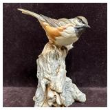 TAYItaly Limited Edition Porcelain Bird on Stump