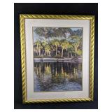 Lagoon Shadows by Michael Story Offset Lithograph
