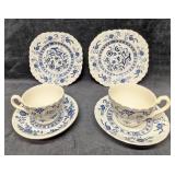 Vintage J&G Meakin Wedgewood Cup Saucer Square Des