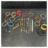 Assorted Lot of Vintage and Modern Costume Bracele