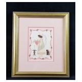 BB Richards 1988 Signed Fairy Love Print