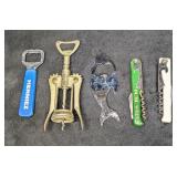5 Vintage Bottle Openers And Waiter's Friends