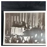 Franklin D. Roosevelt Day of Infamy Speech WWII Pe