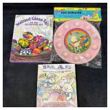 Easter Decorating Lot Stained Glass Eggs Kit Ullma