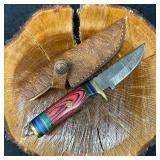 MHS Cutlery Fixed Blade Knife Q29 Hunting Style Br
