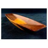 Acacia Wood Canoe Bowl